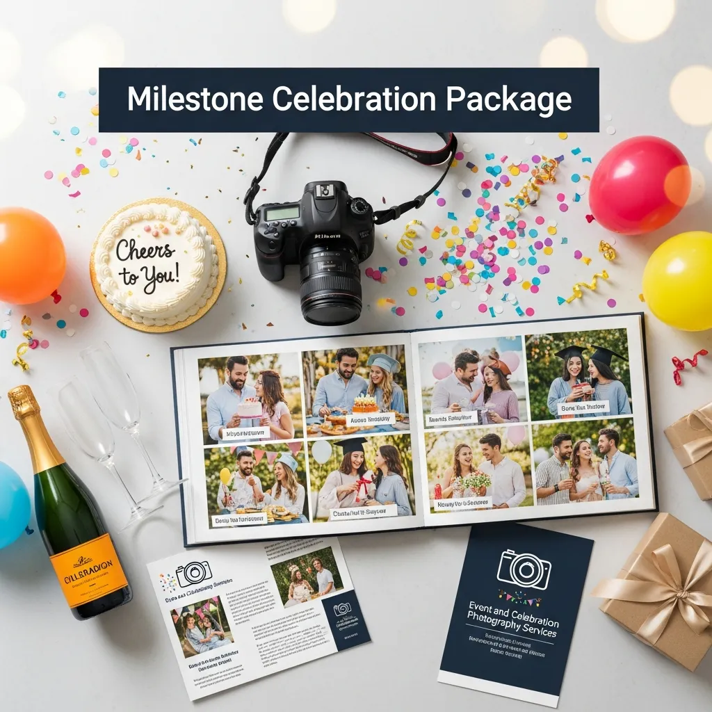 Milestone Celebration Package featuring event and celebration photography